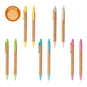 Bolígrafo New Castle Corcho