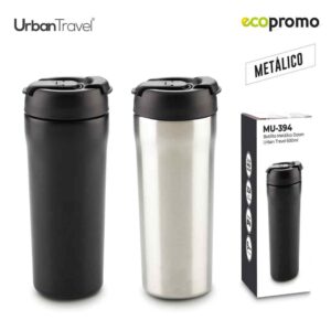 Botilito Metálico Doom Urban Travel 600ml