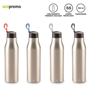 BOTILITO METALICO PLUGSY 750ml NUEVO