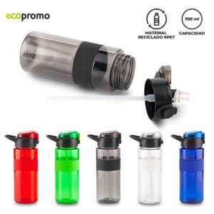 BOTILITO PLASTICO GRIPLY RPET 700ml NUEVO