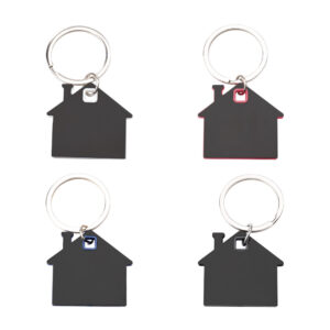 Llavero metálico Home