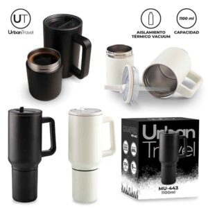Mug Metálico Camper Urban Travel 1100 ml NUEVO