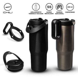 Mug Metálico Noma Chili 900ml NUEVO