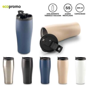 Mug Metálico Tasso 500ml NUEVO