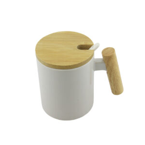 Mug Sublimacion Manija De Madera