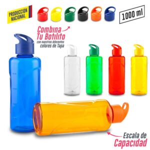 Botilitro Plástico 1000ml - 1 Litro - Produccion Nacional