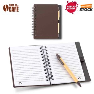 Libreta con Bolígrafo Coffee - PRECIO BOMBA