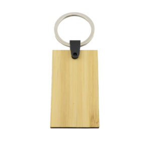 Llavero Bambú Basico Redondo