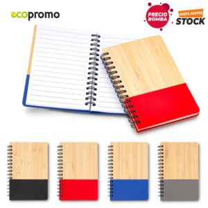 Mini Libreta Bamboo Eco - PRECIO BOMBA