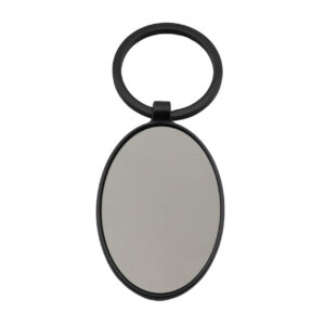 Llavero Cromo Ovalo Black